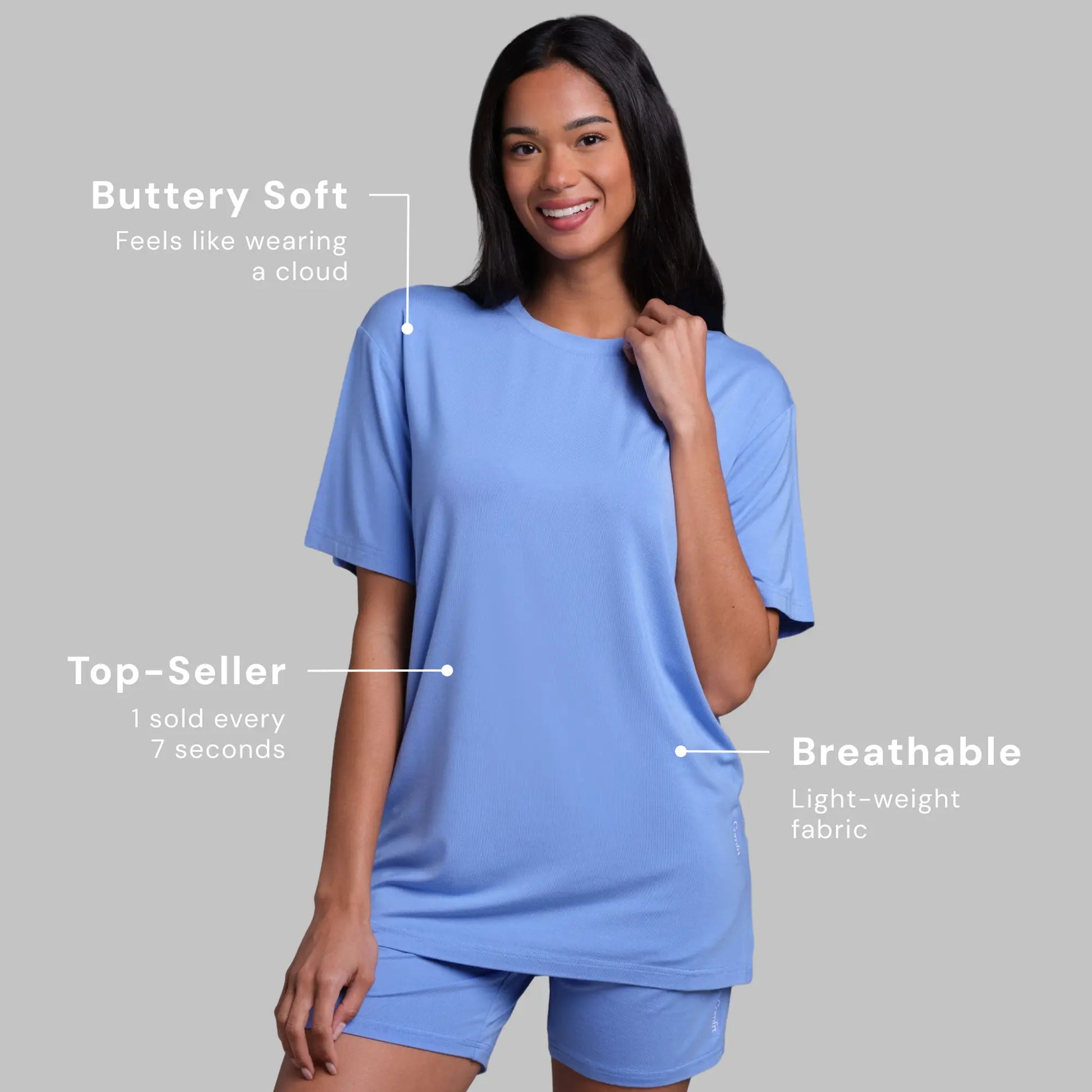 Comfrt | Cloud Tee | Super Soft Everyday Lounge T-Shirt